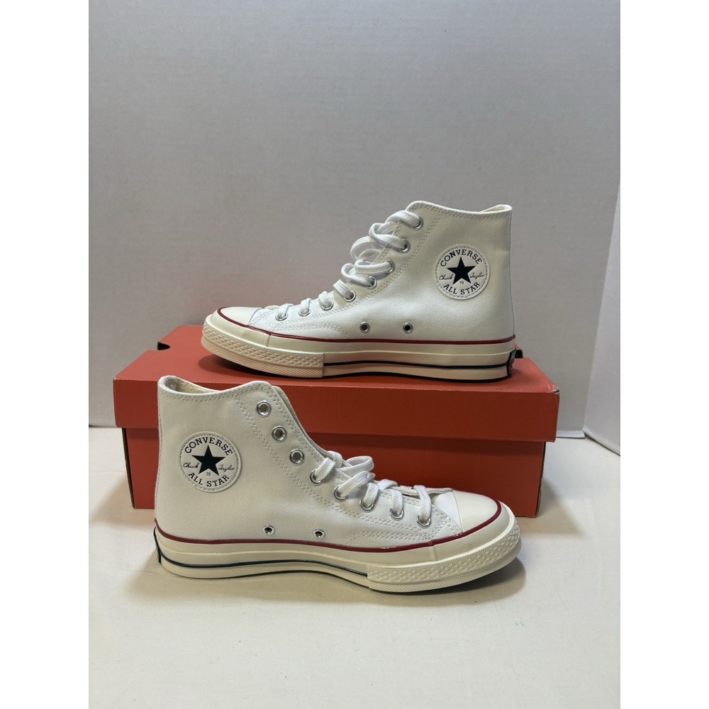 NEW Converse Chuck All Star 70 High Top White/Garnet/Egret Unisex M 7.5/W 9.5